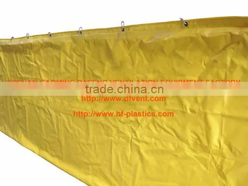 PVC fire resistant tunnel air vent duct