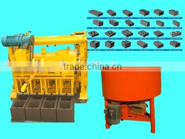 Egg laying movable brick machine QT 40-3A