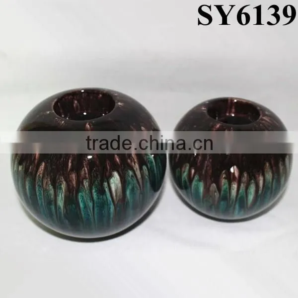 Small cheap ceramic candle holder wholesale