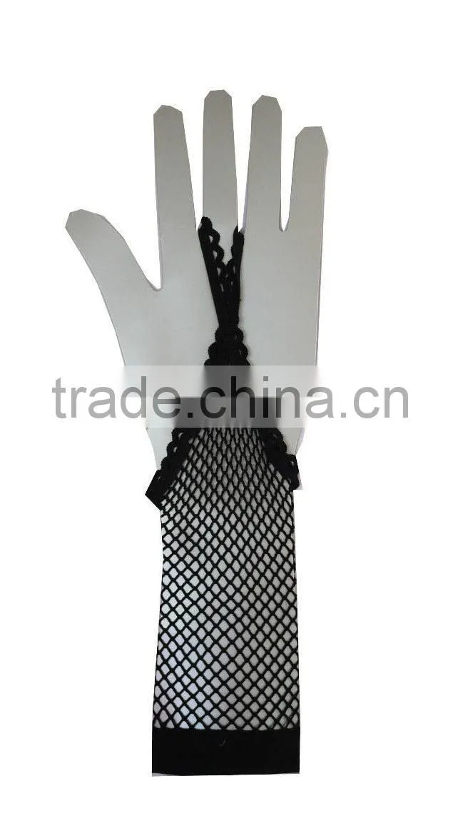 fishnet long gloves Party Fancy Dress Bride wedding mesh glove
