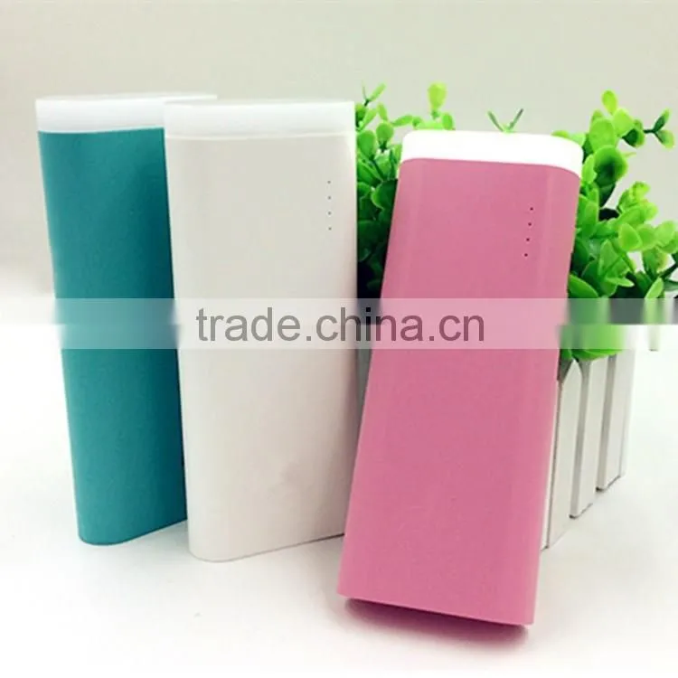 High capacity colorful 12000mAh reading led lighting custom logo printing mobile portable power bank charger