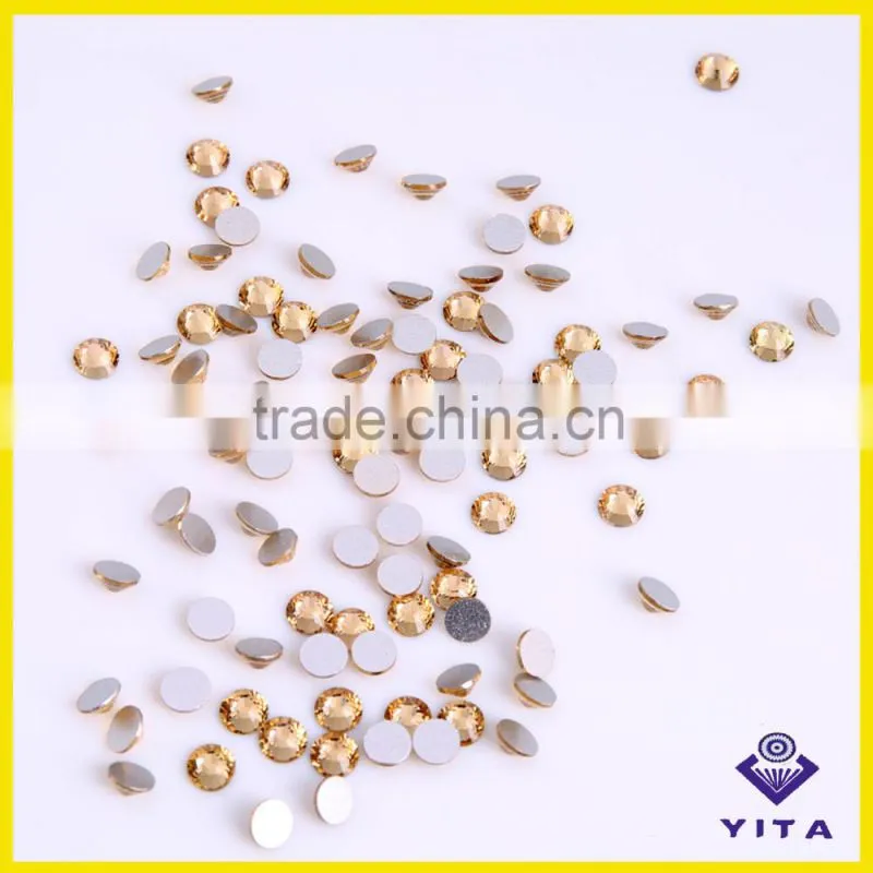 SS12 LCT Glass Non Hot Fix Flat Back Rhinestones For Nail Arts design