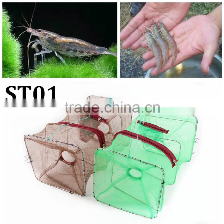 Deluxe Folding fish Shrimp Trap Cylinder