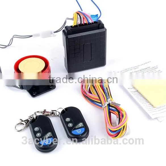 New Anti-theft Security Bike Motorcycle Alarm System Remote Control 12V