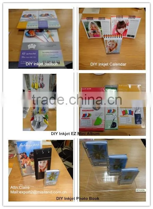 Non waterproof Screen printing inkjet transparent film 110um for plate making