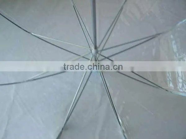 summer new design curved plastic handle transparent bubble POE material umbrella