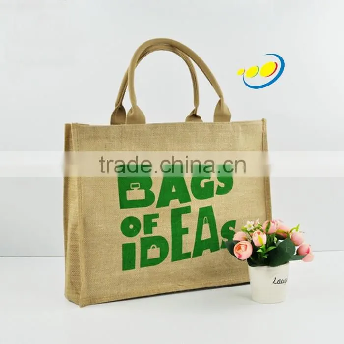 Fashion Shopping Jute Bag Multi-purpose Storage Bag