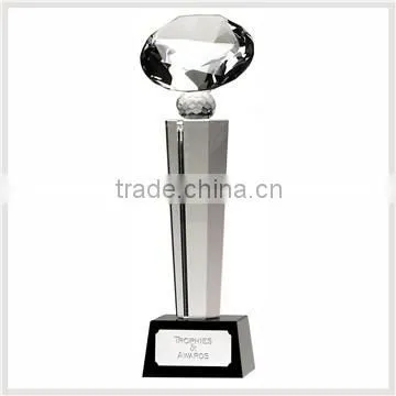 Diamond Cut Glass Crystal Awards Showpiece/Promotional Souvenir