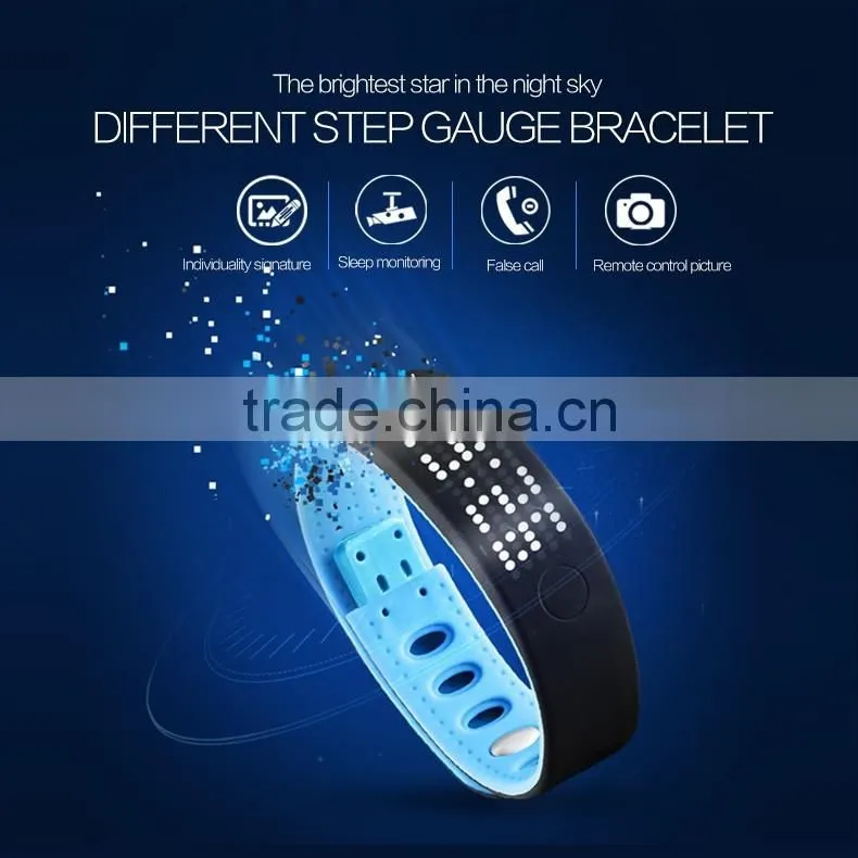 waterproof bluetooth bracelet/Bluetooth Smart wristband 2016 for Android