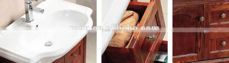 ROCH 8048 Beautiful Antique Bathroom Designs Cabinets Sink