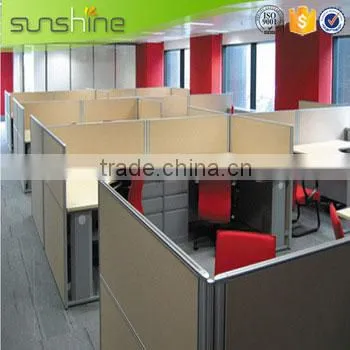 China gold manufacturer High-ranking call center office partition
