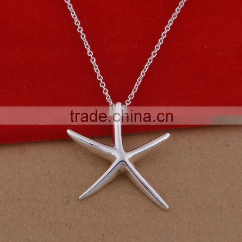 heart model 925 sterling silver jewelry wholesale necklace