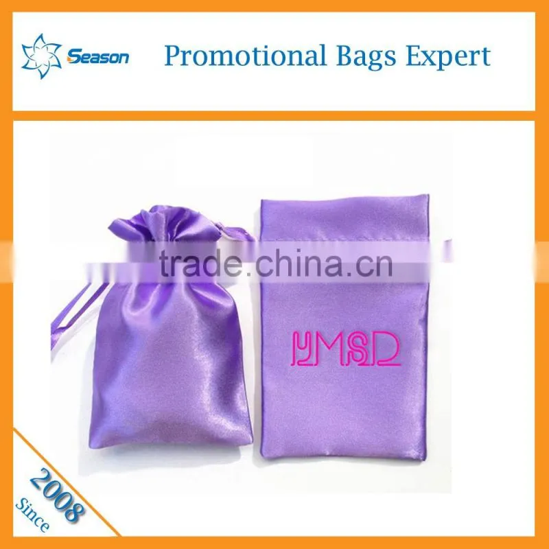 Dawrastring satin bag custom-made gift bag satin bag with logo printing