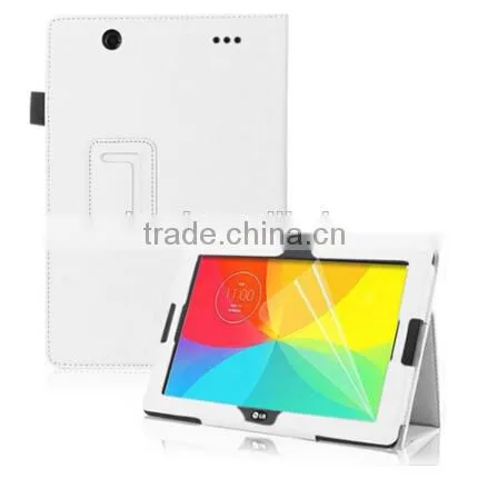 Mix Colors For LG G Pad 10.1 Book Stand litchi Leather Tablet Case Cover
