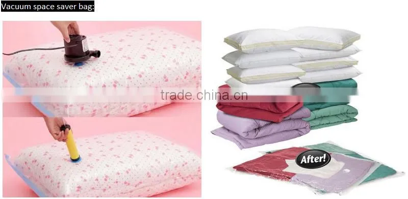 Top level hot sell reusable vacuum sealed storage bags