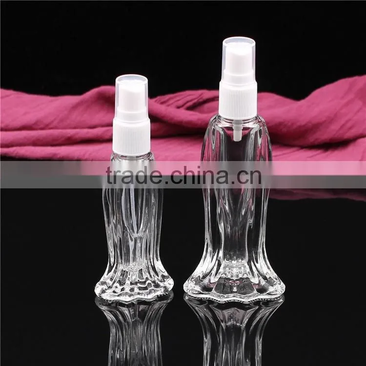 wholesale stock10ml clear thick bottle spray perfume glass bottle