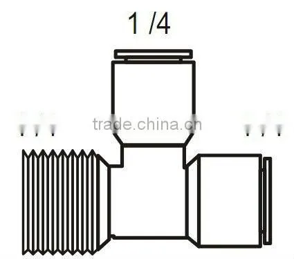 Swivel Make Run Tee Connector