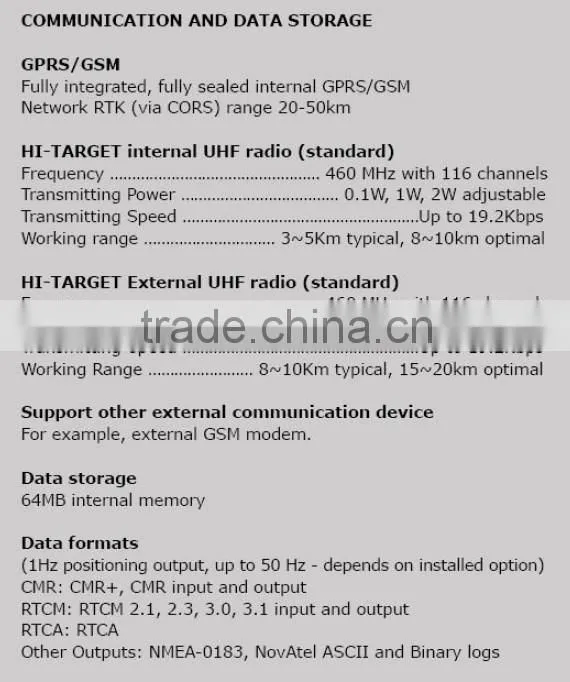 The RTK GPS Receiver Navigation Equipment