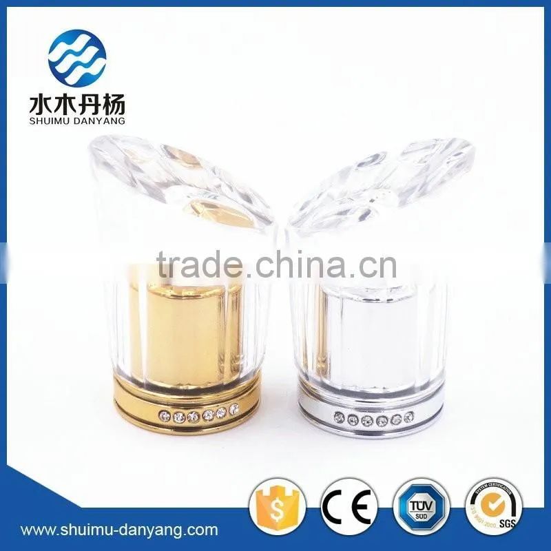 Trendy design decorative perfume bottles surlyn caps