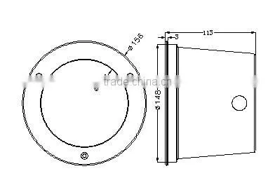9w led underground light IP65 underground light 9LED higt power underground light