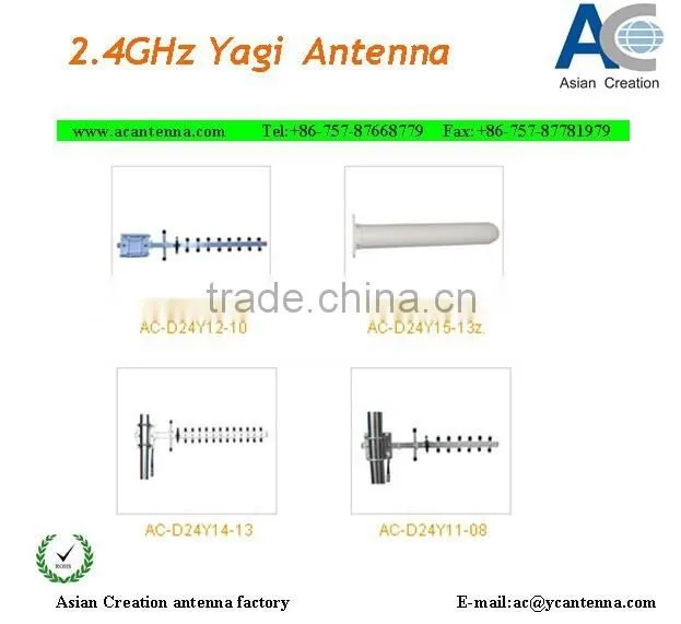 fo shan antenna factory point to point Yagi outdoor 2.4GHz antenna 14dBi