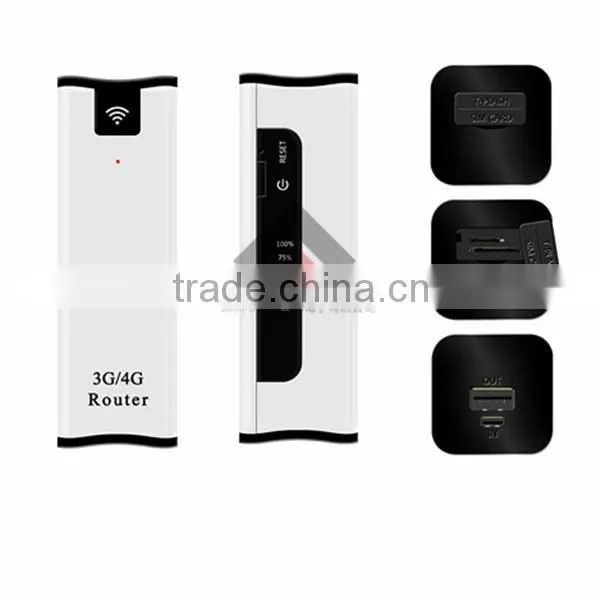Factory Supply Portable 3G WiFi Router With SIM Card Slot