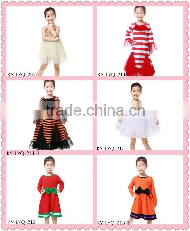 2016 christmas yiwu kaiya new fashion 3 pieces coat dress and pant baby girl boutique clothing sets