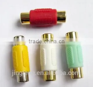 RCA Female to RCA Female Connector hot export product