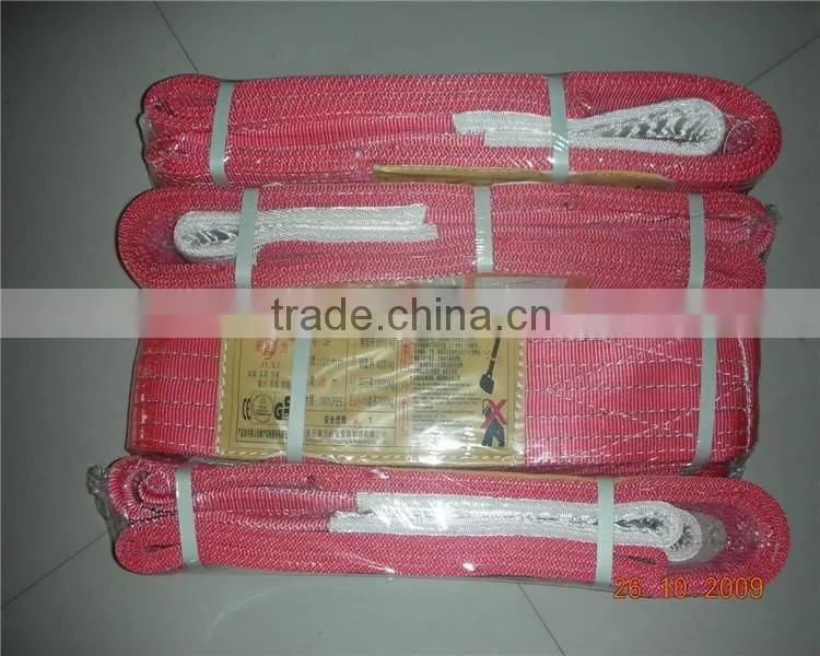 CE , GS polyester lifting sling/flat webbing sling /webbing sling belt/high-strength sling