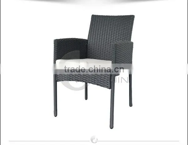 Black Outdoor Furniture Garden Rattan Chairs
