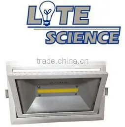 40W Customize rectangle COB 45 degree rotated shop downlight