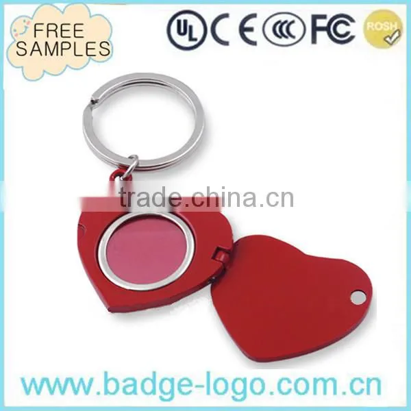 custom personalized bottle shape metal keychain