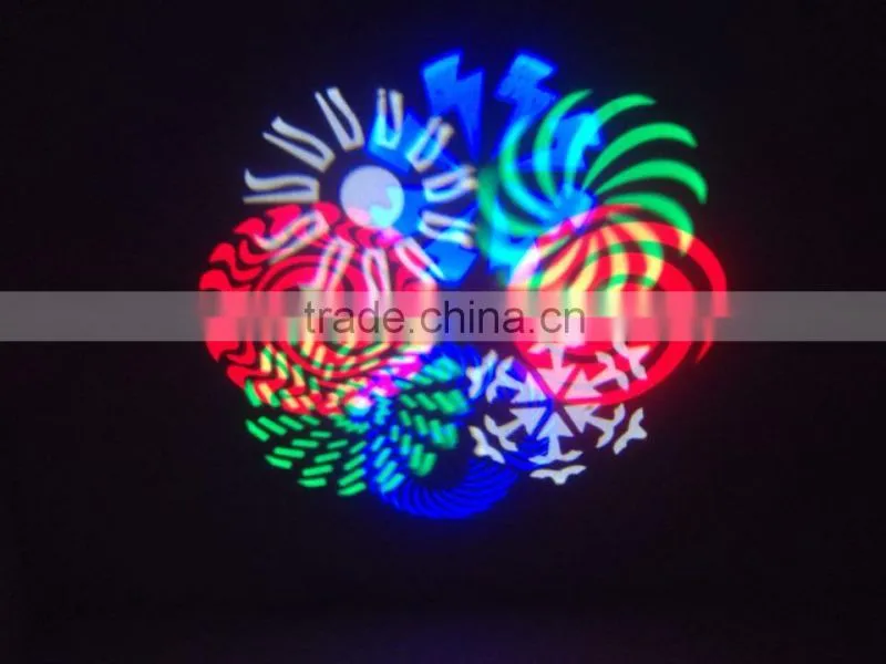 china supplier new product disco stage lighting RGBW led 3*8W gobo effect light