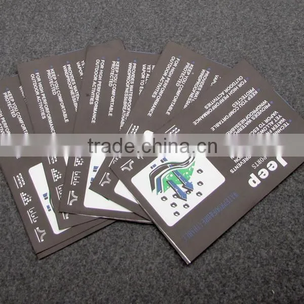 Classical Sports Wear Labels For Clothing