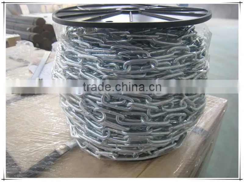 ordinary DIN766 steel link chain for industry