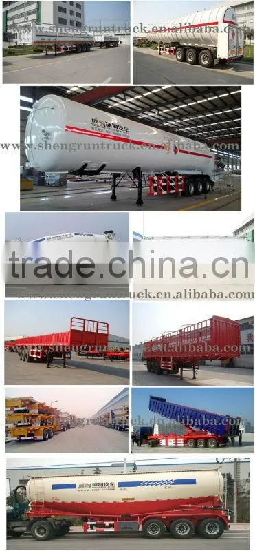 Shandong Shengrun fuel tanker trailer dimensions optional