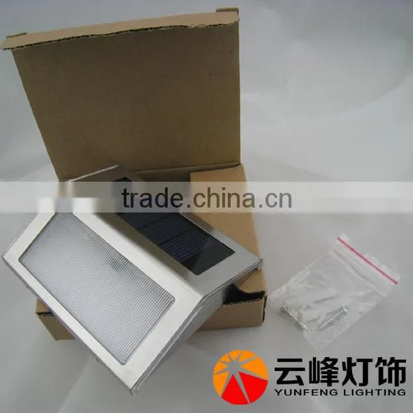2LED stainless steel solar step light