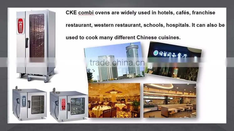2016 Commercial Baking Equipment 6 Trays Memory Program Convection Deck Oven Steam Oven