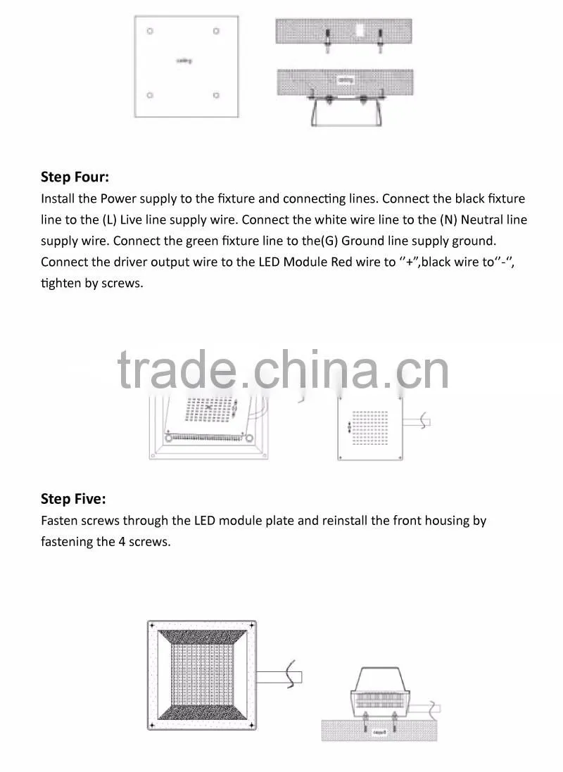 40W Square UL approval LED Ceiling Lamp