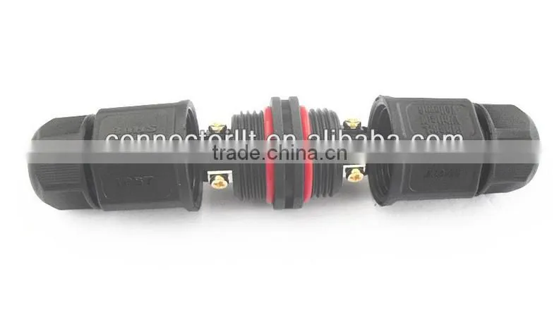 3 pin medical cable connector outdoor lighting waterproof connector