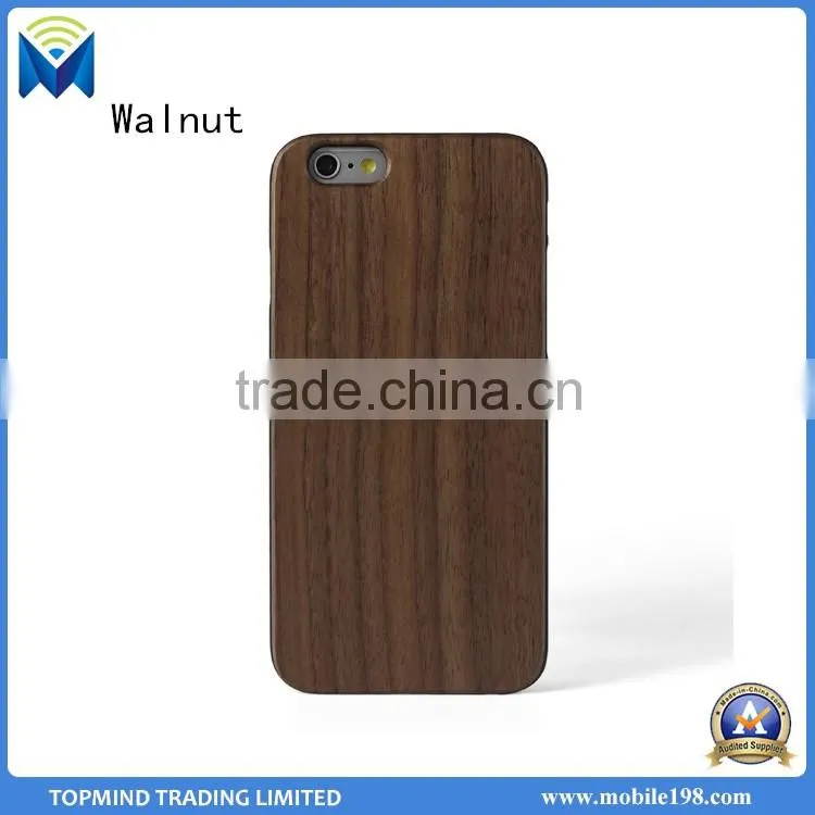 High Quality Real Natural Bamboo Wood Phone Cases for iPhone 6 6s 6plus 6s plus