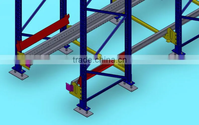 Radio shuttle pallet racking with ISO certification