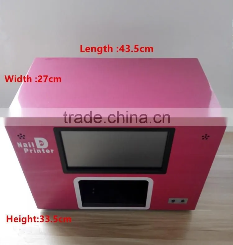 Smart Touch Screen Windows XP Digital Nail Art Printing Machine