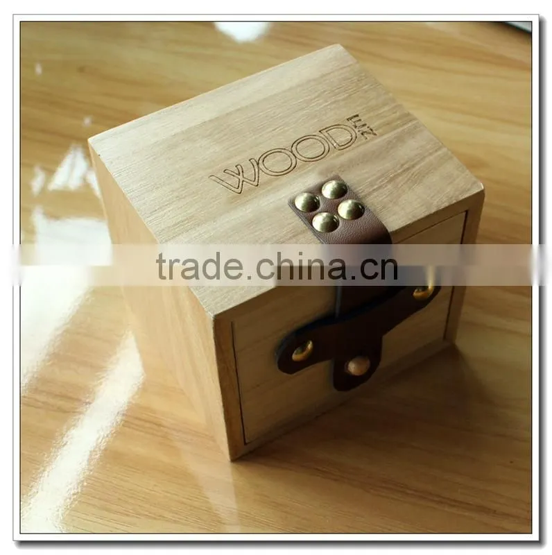 Fashion 2015 Women/Men's Bamboo Wooden Watches With Genuine Cowhide Leather Band Luxury Wood Watches for Men Women