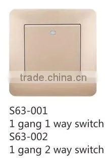 1 gang 1 way switch 10A 16A 25A 250V/350v/380v wall socket
