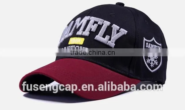 fashionable 3D embroidered logo outdoor sports baseball cap