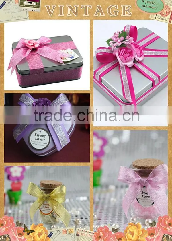 China 15mm Color Spirit Metallic Ribbon for Recall Days