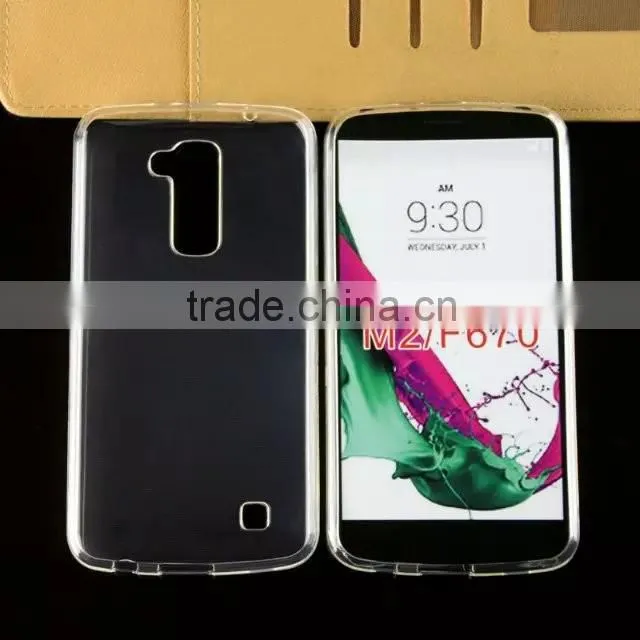 low price china soft tpu case silicone transparent clear crystal phone cover for LG M2 F670 paypal accept