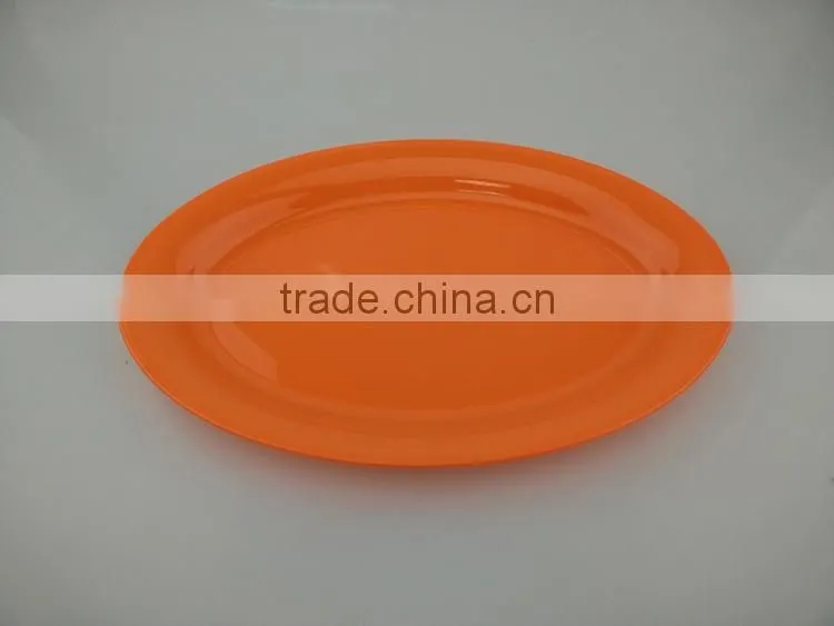 Oval Shape Plastic Plate For BBQ