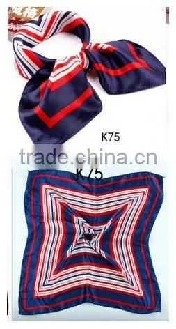 2016 new women fashion polyester square scarf